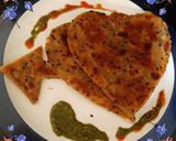 A picture of step 3 of Sweet Potato Paratha.