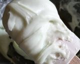 A picture of step 4 of Daifuku Mochi with Red Bean Filling.