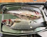 Une image de l'étape 4 de Bars farcis oseille, persil, ail et oignon grillés à la plancha.