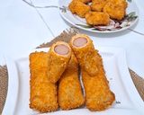 Foto langkah ke 7 dari resep Roti Goreng Sosis Mayo.