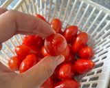 Hình bước làm 1 của món Cà chua bi ngâm nước mơ