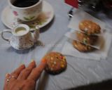 A picture of step 9 of No bake cookies with smarties.