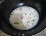 Foto langkah ke 3 dari resep Bubur Beras Ayam Tempe Buncis MpASI 6+.