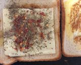 A picture of step 1 of Cheese toast.