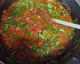 A picture of step 2 of Yellowtail with Mediterranean Sauce.