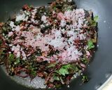 A picture of step 4 of Red Amaranths (Chaulai ka Saag).