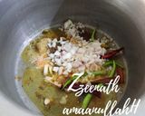 A picture of step 2 of Hyderabadi Khichdi with Methi Sprouts.