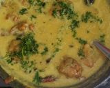 A picture of step 4 of Curd kadhi.