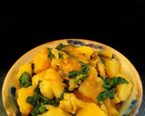 Foto del paso 7 de la receta: Patatas con espinacas y bacalao