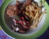 Foto del paso 8 de la receta: Pollo crujiente y papas doradas