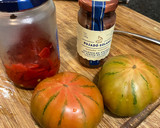 Foto del paso 1 de la receta: Carpaccio de tomate raff con anchoas del Cantábrico