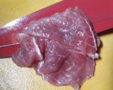 A picture of step 2 of Ram meat suya.