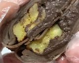 Foto langkah ke 7 dari resep Dadar Segitiga Pisang Coklat.