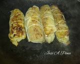 Foto del paso 8 de la receta: Rollitos de col de carne mixta y crema de pimientos asados