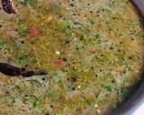 A picture of step 1 of Ponnangane spinach rasam.