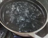 A picture of step 1 of Pasta al Nero di Seppia.