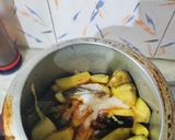 A picture of step 3 of Aloo baingan🍆🥔.