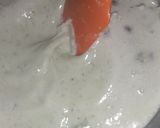 A picture of step 4 of Green faluda with kheer.