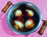 Foto del paso 5 de la receta: Peras confitadas en salsa de frutos rojos y agua de azahar