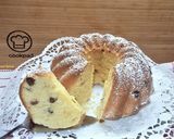 Mamaféle foszlós - mazsolás kuglóf (dagasztás és kelesztés nélkül) recept fázis 4 fotója
