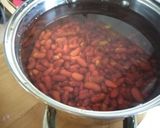 Foto del paso 1 de la receta: Porotos rojos guisados con tocino crujiente