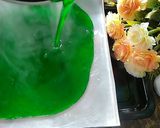 Foto langkah ke 4 dari resep Matcha latte jelly drink.