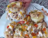 عکس مرحله 4 از دستور گراتن مرغ و قارچ