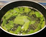Foto del paso 1 de la receta: Tartar de judías verdes y salmón ahumado