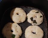 A picture of step 3 of Coconut Rava Medu Vada (airfryer recipe).
