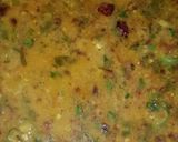 A picture of step 2 of Daal maithi.