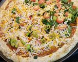 A picture of step 7 of Homemade Stuffed Crust Pizza.