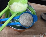 A picture of step 3 of Moong dal & Poppy seeds Kheer.