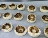 A picture of step 1 of Stuffed mushrooms with sweet potato and crispy Iberian ham.