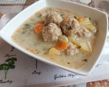 Tárkonyos húsgombócleves recept fázis 16 fotója