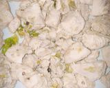 A picture of step 1 of White sauce box patties.