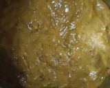 A picture of step 2 of Khoya mater paneer.