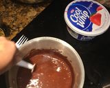 A picture of step 2 of Chocolate frosting.