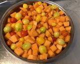 Une image de l'étape 8 de Melon au poivre de Sichuan,tomates cerises et tomates poires.
