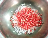 A picture of step 3 of Spicy Babugosha Salsa (Indian Pear Salsa).