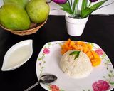 Foto langkah ke 4 dari resep Ketan Mangga/Mango sticky rice.