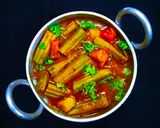 A picture of step 3 of Drumstick Curry.