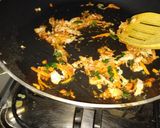 A picture of step 6 of Fried rice with leftover rice.