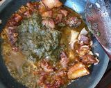 A picture of step 4 of Wet fried pork.