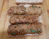 A picture of step 1 of Chicken Kebab Grilled Sandwich (with leftover Kebab).