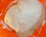 A picture of step 4 of Eggless vanilla cupcake.
