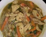 A picture of step 6 of Tikka chicken masala soup.