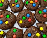 A picture of step 7 of M & M Chocolate chip Cookies.