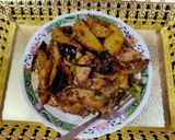 A picture of step 4 of Chilli potato wedges.