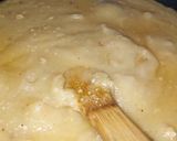 A picture of step 5 of Moong dal Halwa.