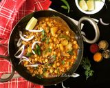 A picture of step 6 of Mutton Keema Ghugni (Dried Peas Curry with Mutton Mince - Bong style).